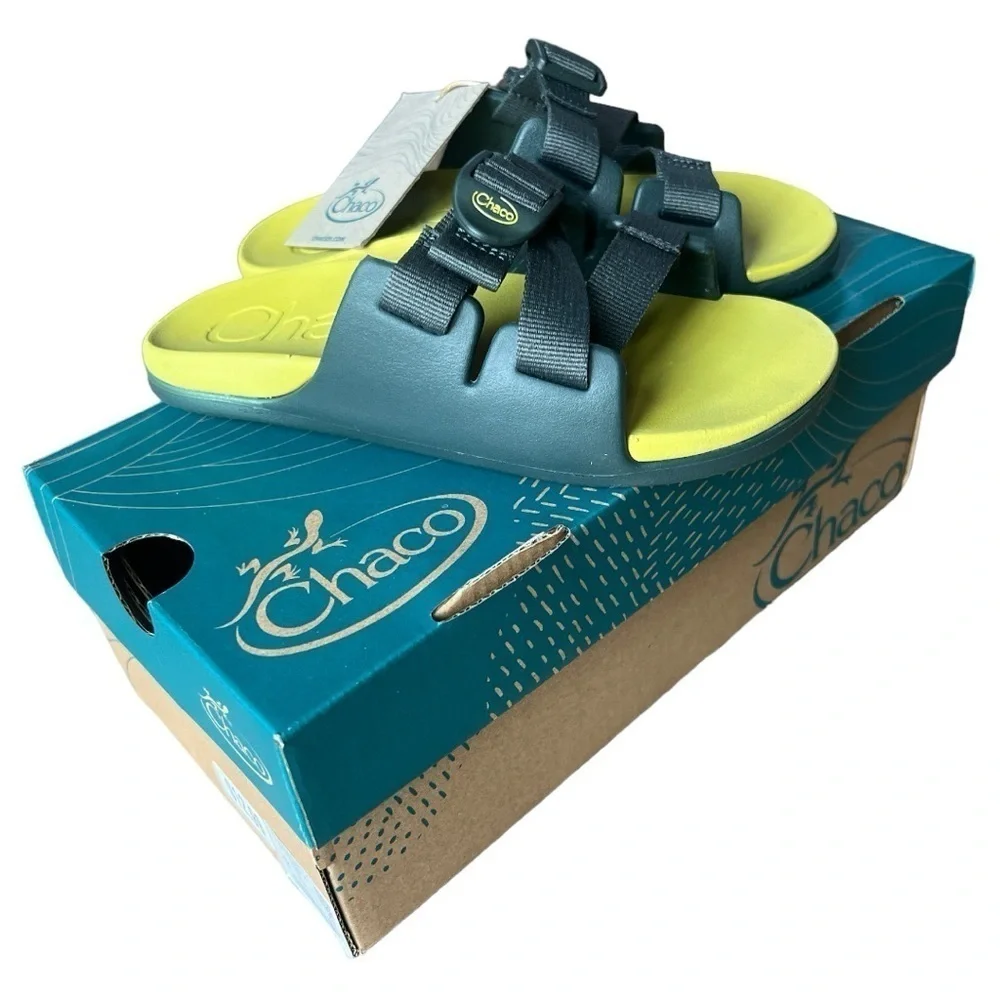 NWT Chaco Kids Chillos Slip On Adjustable Water Walking Sandals in Scarab, Sz 2